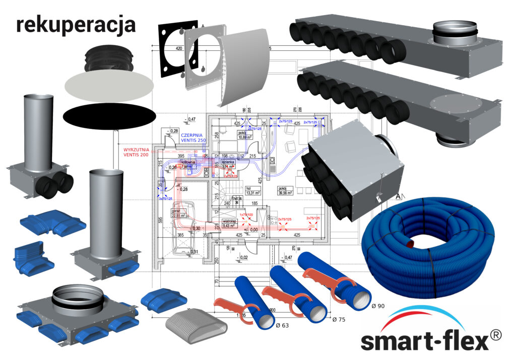 Czym jest system Smart-Flex w rekuperacji – klucz do efektywnej wentylacji 1 system smart-flex